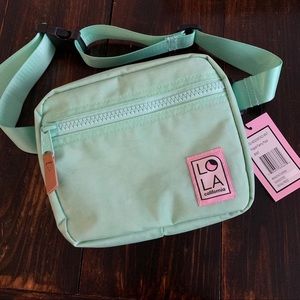 Lola California Mondo Hippie Fanny Pack Bag- Mint